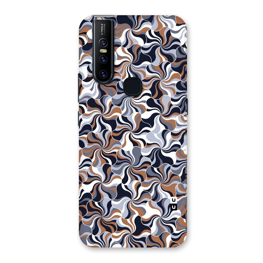 Multicolor Swirls Back Case for Vivo V15