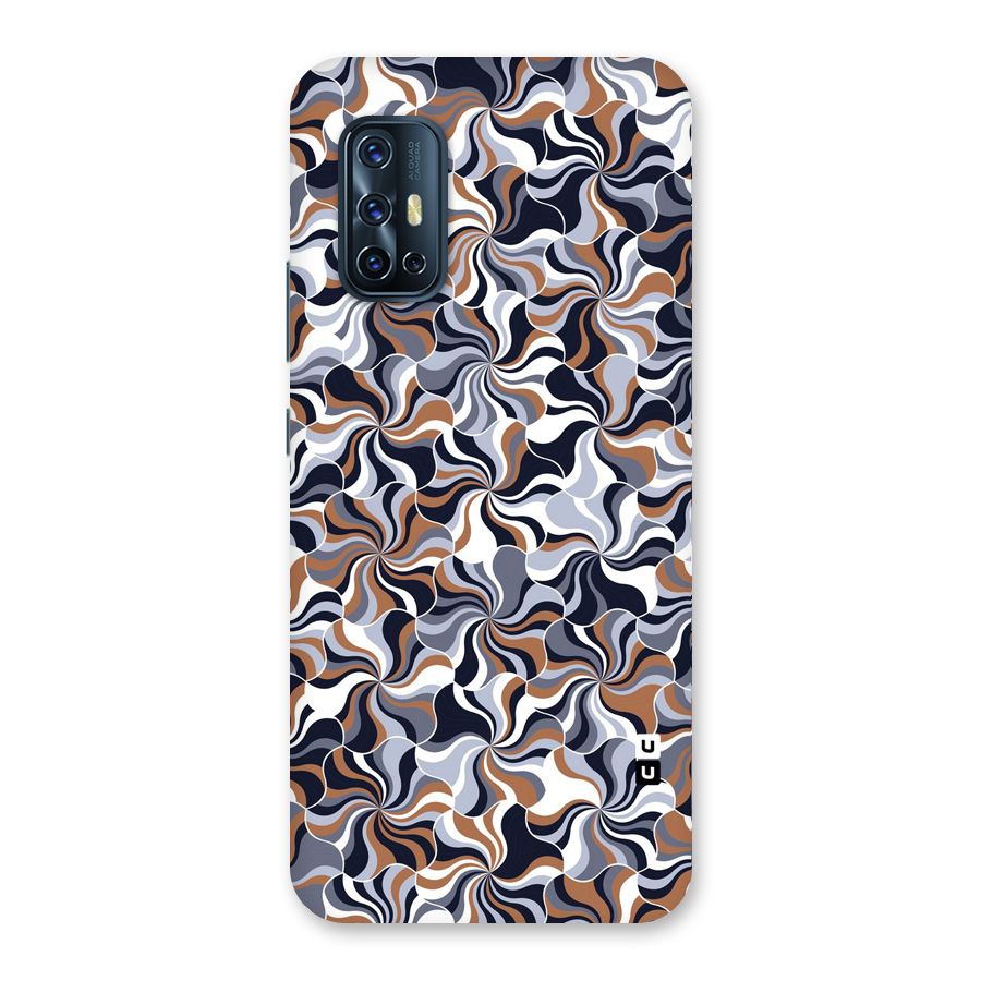 Multicolor Swirls Back Case for Vivo V17