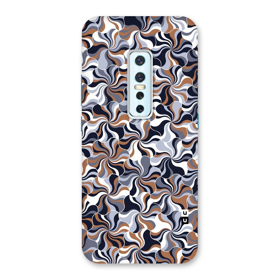 Multicolor Swirls Back Case for Vivo V17 Pro
