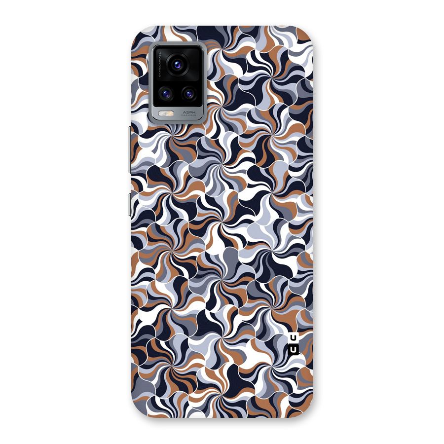 Multicolor Swirls Back Case for Vivo V20