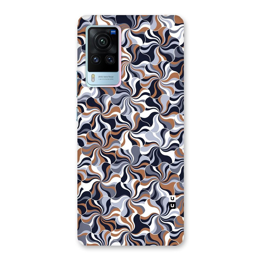 Multicolor Swirls Back Case for Vivo X60 Pro