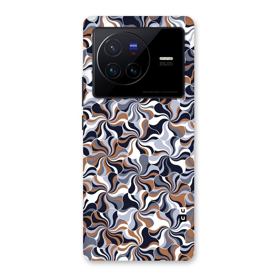 Multicolor Swirls Back Case for Vivo X80