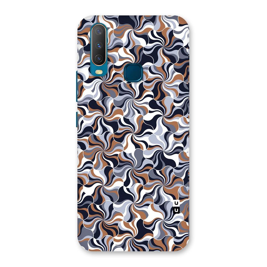 Multicolor Swirls Back Case for Vivo Y11