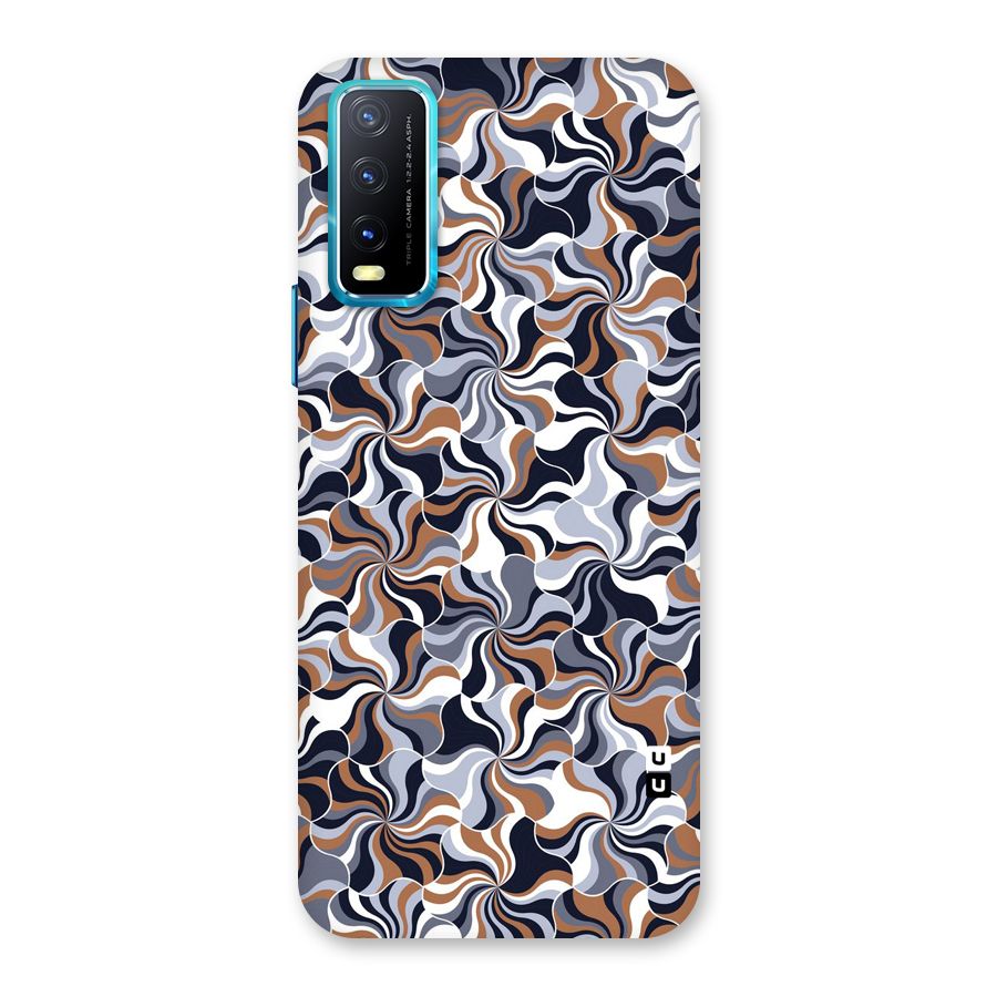 Multicolor Swirls Back Case for Vivo Y20