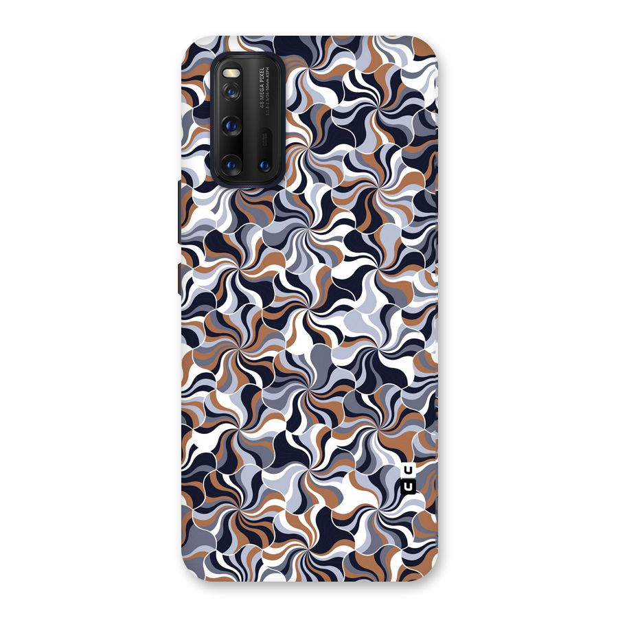 Multicolor Swirls Back Case for Vivo iQOO 3