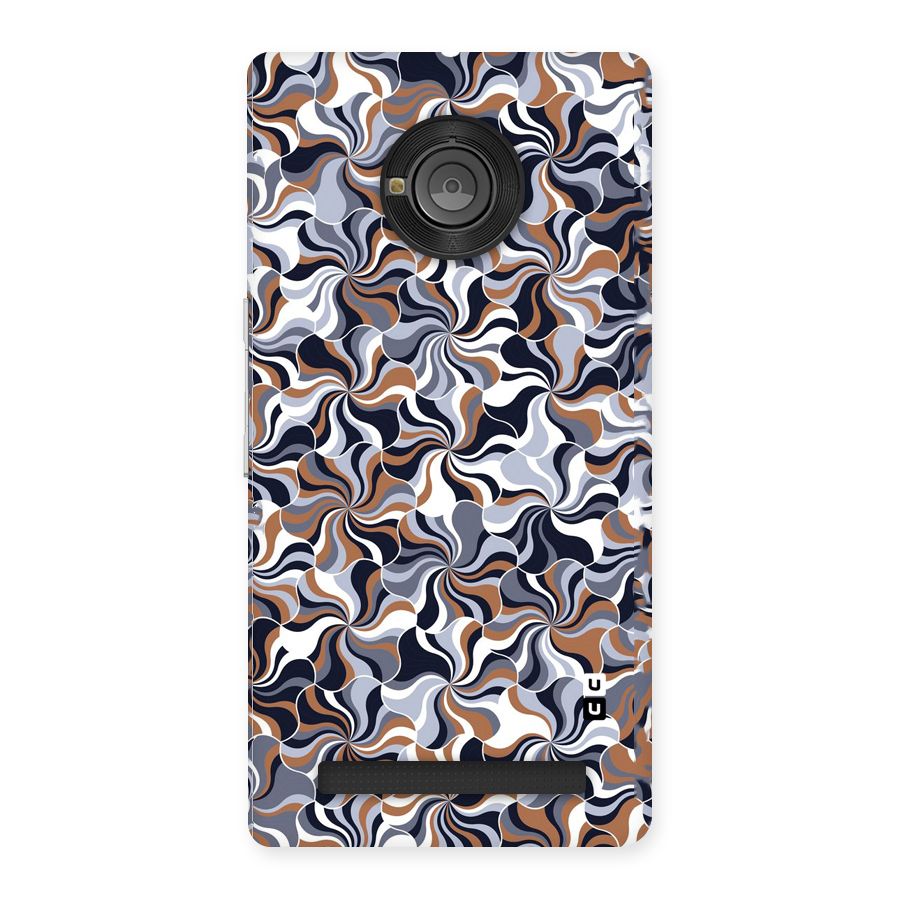 Multicolor Swirls Back Case for Yu Yunique