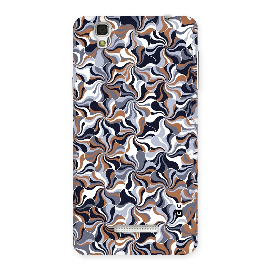 Multicolor Swirls Back Case for Yu Yureka