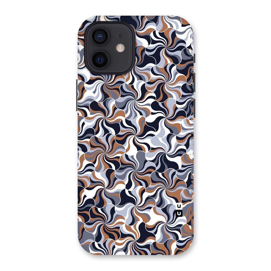 Multicolor Swirls Back Case for iPhone 12