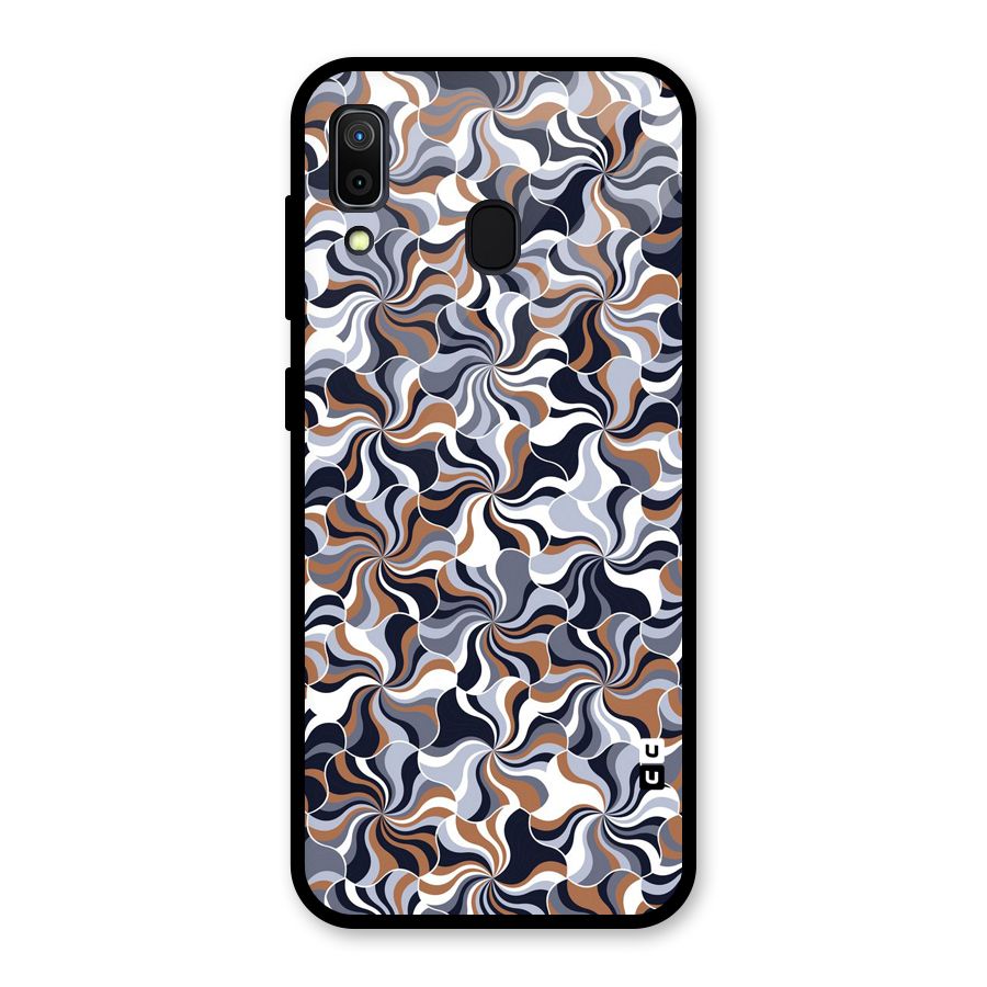 Multicolor Swirls Glass Back Case for Galaxy A30