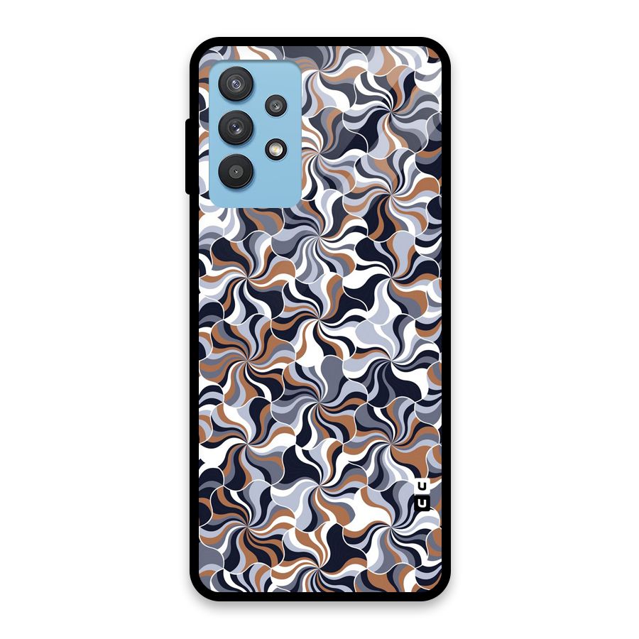 Multicolor Swirls Glass Back Case for Galaxy M32 5G