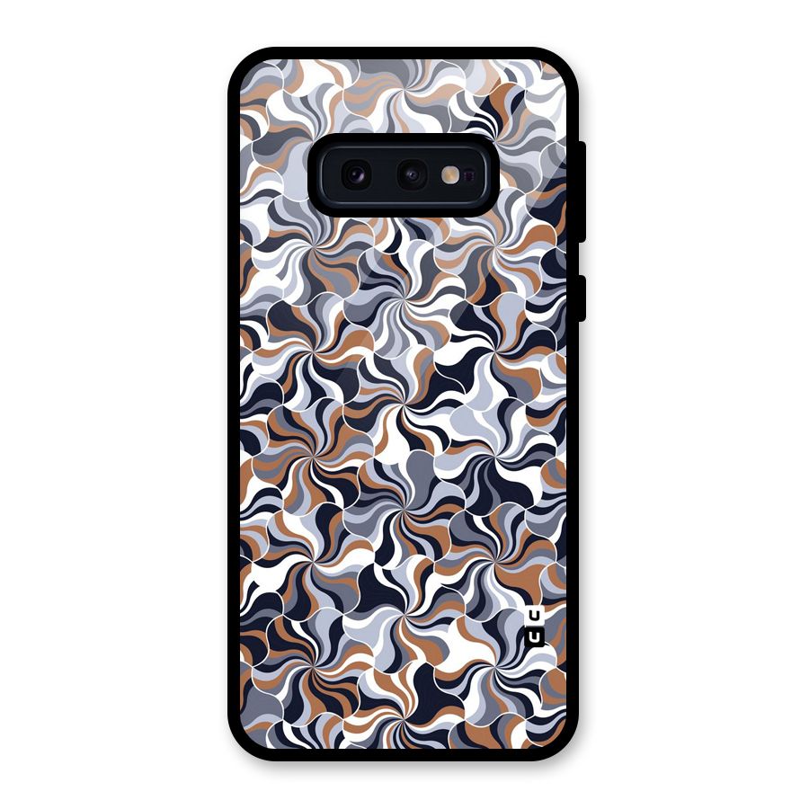Multicolor Swirls Glass Back Case for Galaxy S10e
