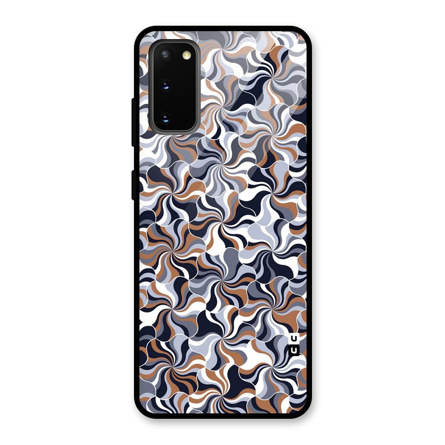 Multicolor Swirls Glass Back Case for Galaxy S20
