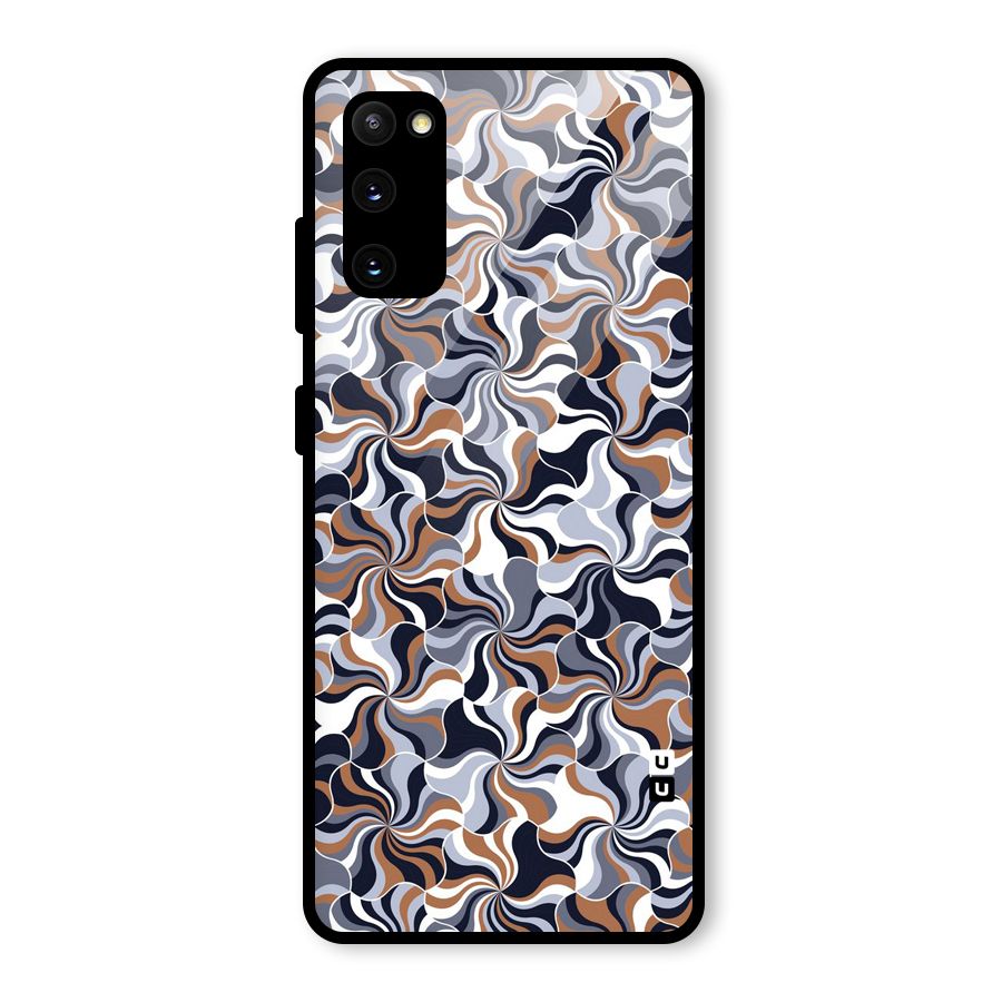 Multicolor Swirls Glass Back Case for Galaxy S20 FE 5G