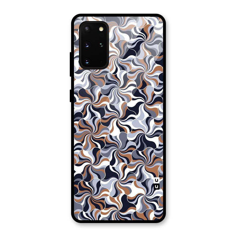 Multicolor Swirls Glass Back Case for Galaxy S20 Plus