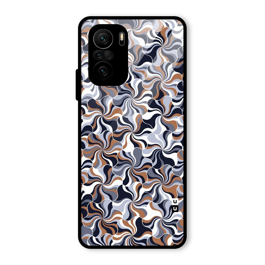Multicolor Swirls Glass Back Case for Mi 11X Pro