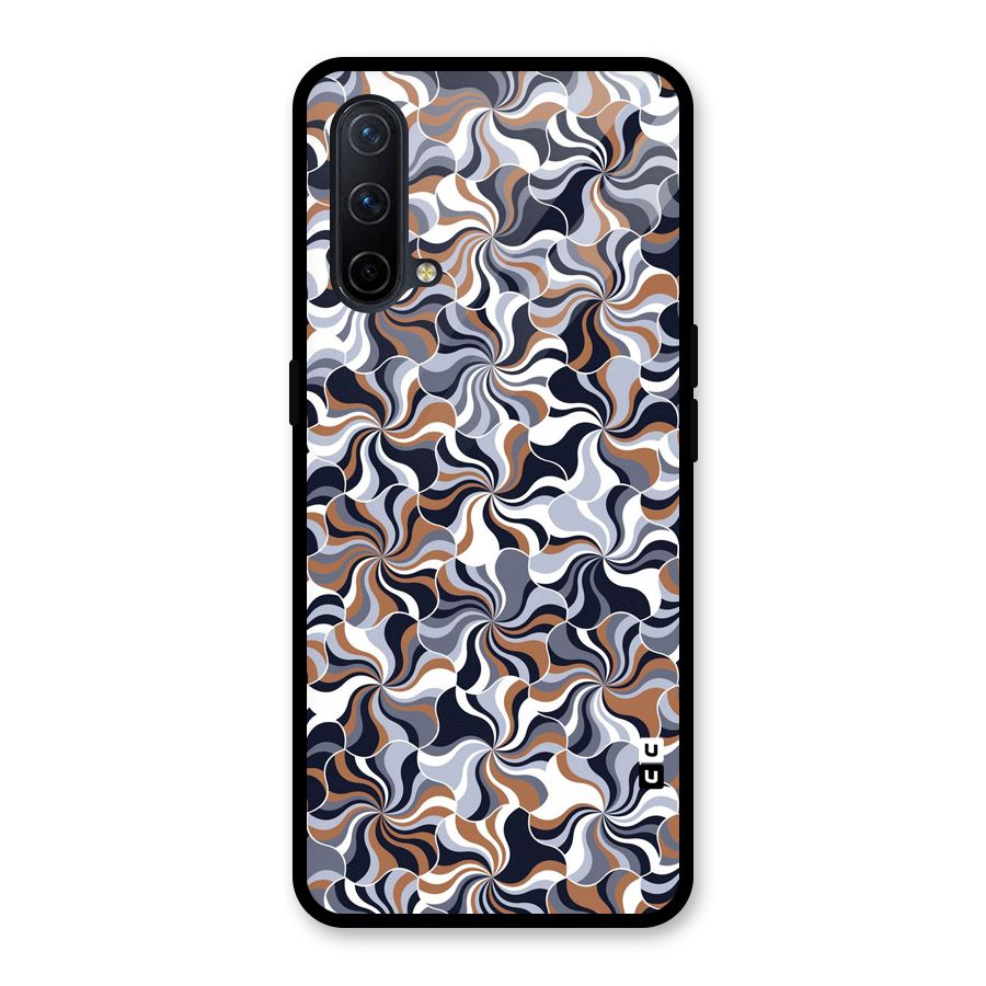 Multicolor Swirls Glass Back Case for OnePlus Nord CE 5G