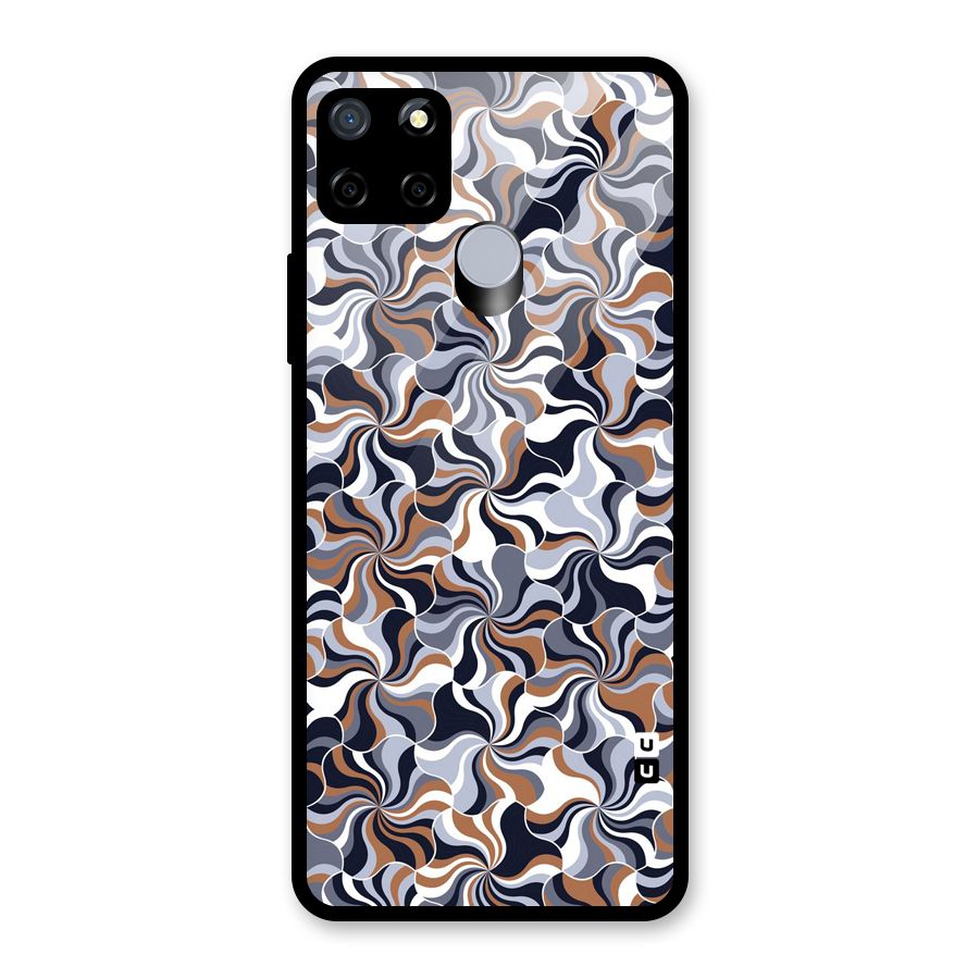 Multicolor Swirls Glass Back Case for Realme C12