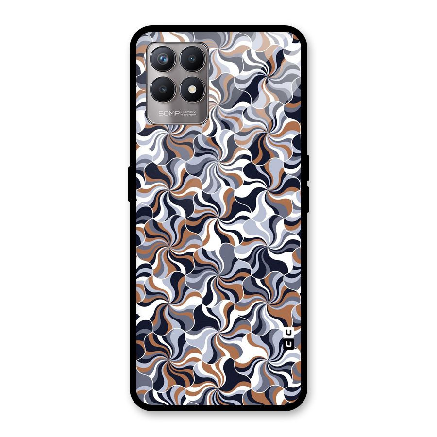 Multicolor Swirls Glass Back Case for Realme Narzo 50