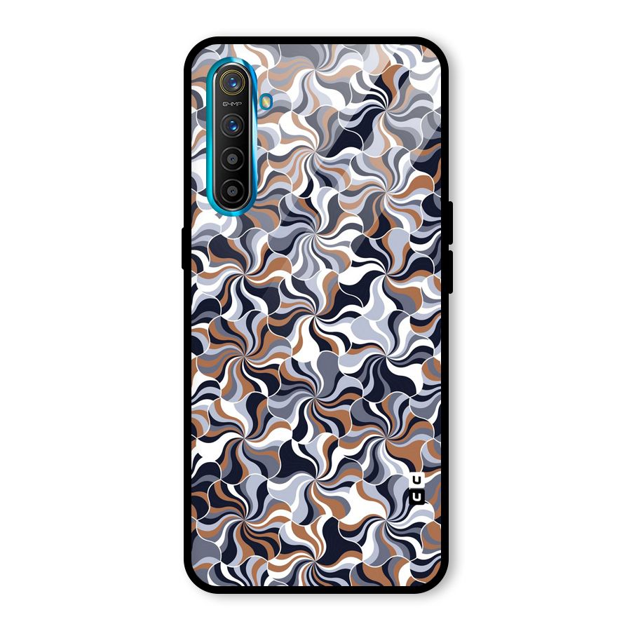 Multicolor Swirls Glass Back Case for Realme X2