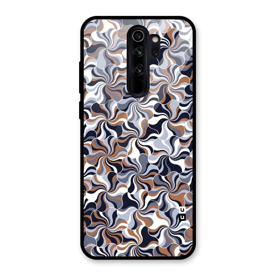 Multicolor Swirls Glass Back Case for Redmi Note 8 Pro
