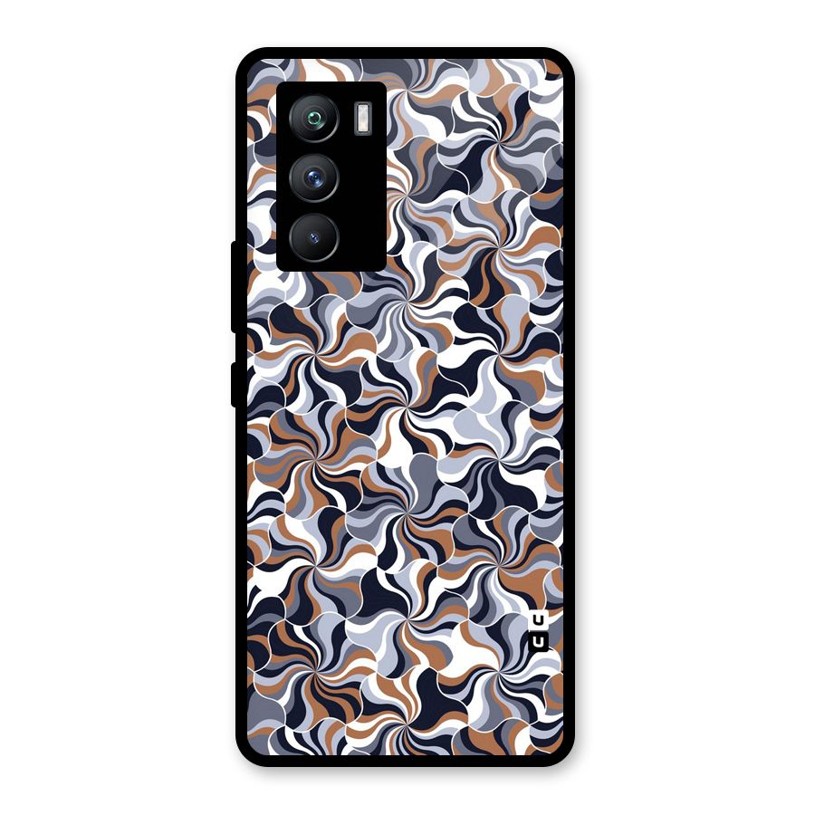Multicolor Swirls Glass Back Case for Vivo iQOO 9 SE