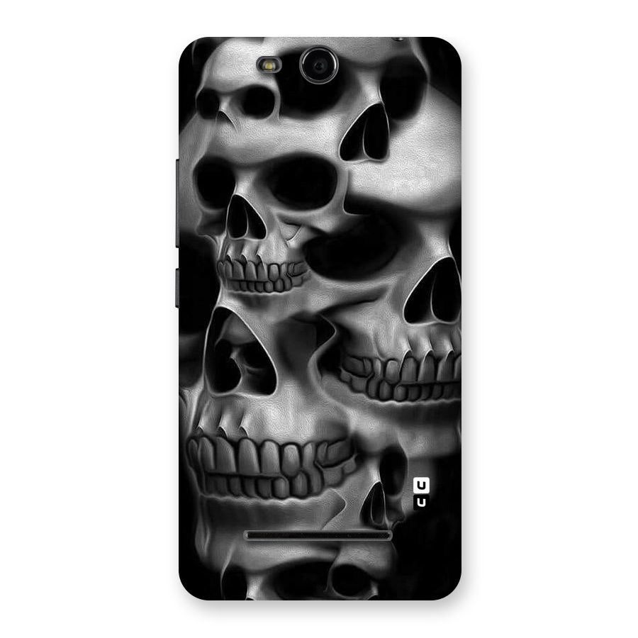 Multiple Skulls Back Case for Micromax Canvas Juice 3 Q392