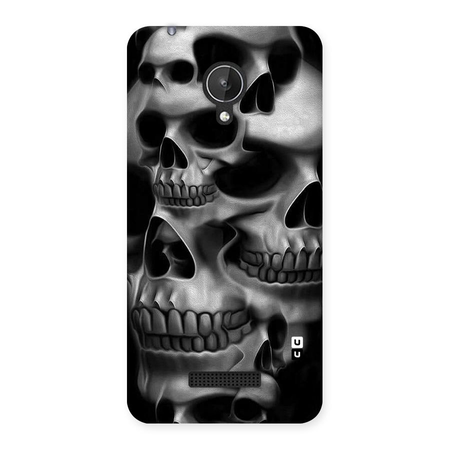 Multiple Skulls Back Case for Micromax Canvas Spark Q380