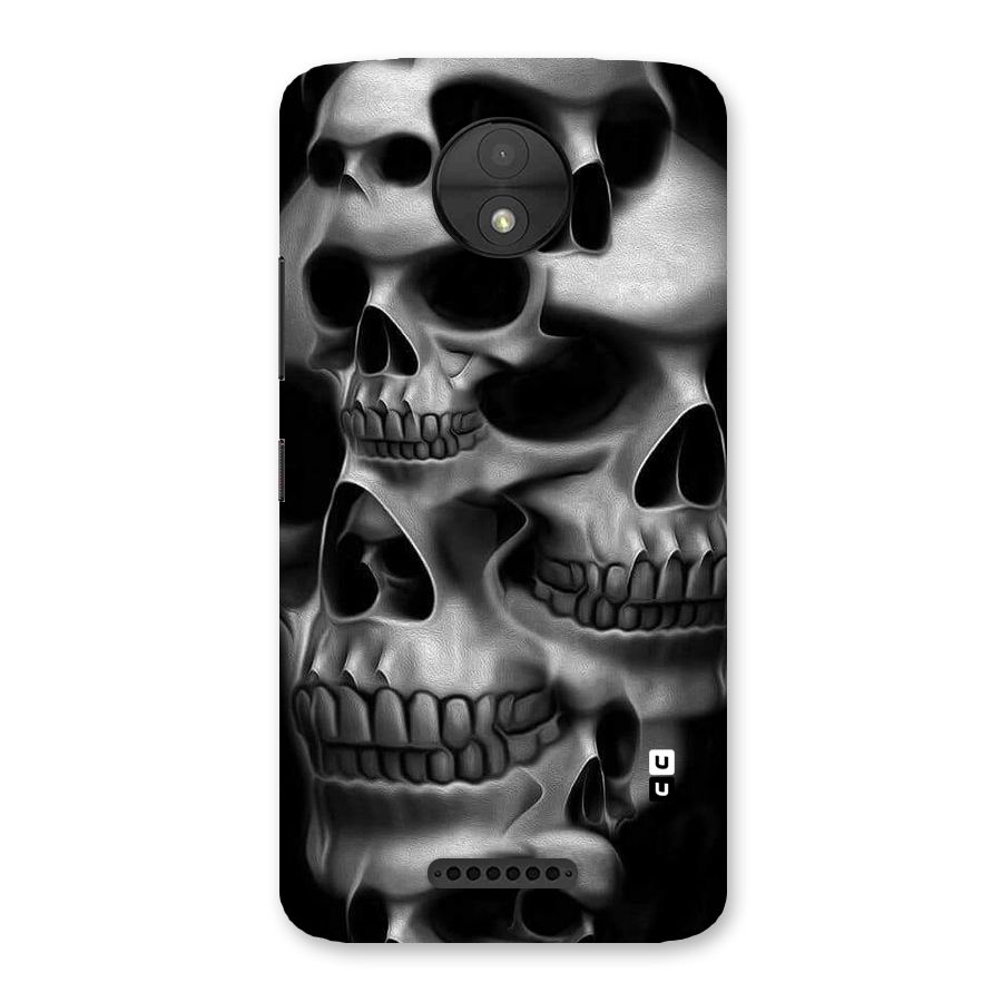 Multiple Skulls Back Case for Moto C