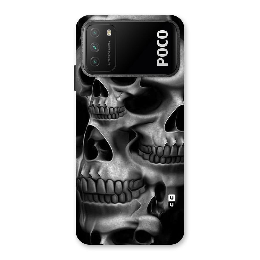 Multiple Skulls Back Case for Poco M3
