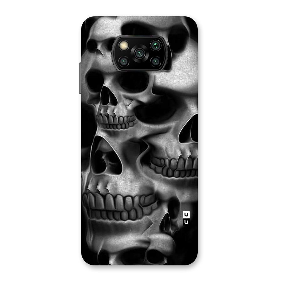 Multiple Skulls Back Case for Poco X3