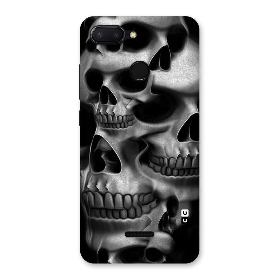 Multiple Skulls Back Case for Redmi 6