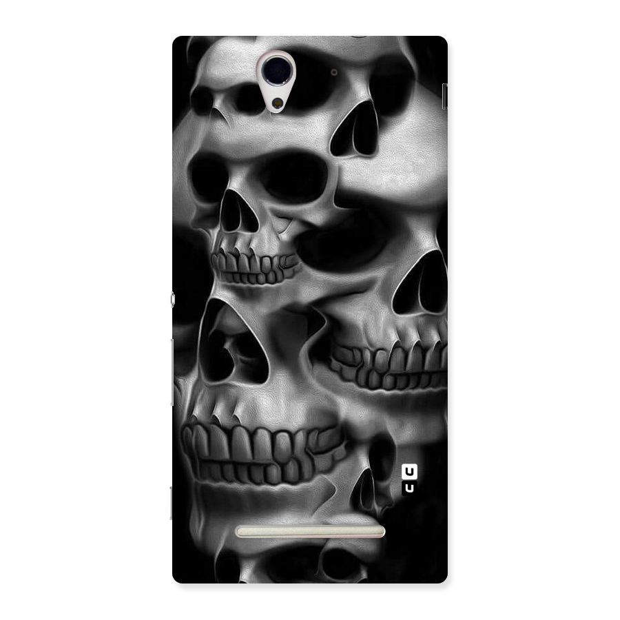 Multiple Skulls Back Case for Sony Xperia C3