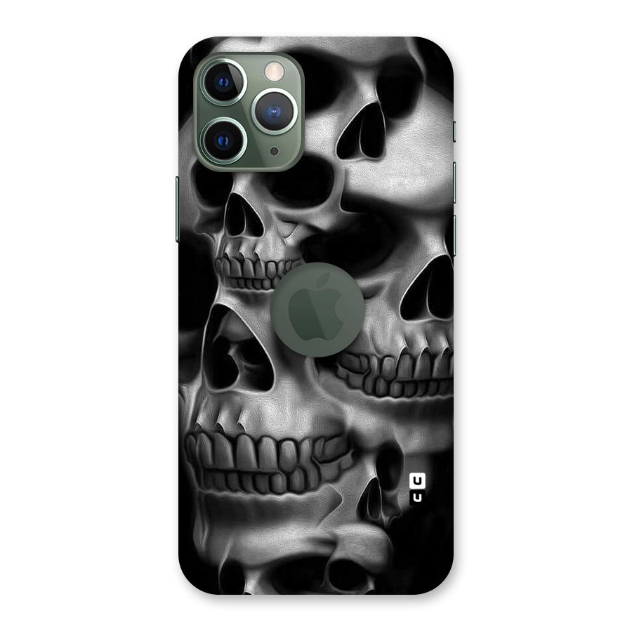 Multiple Skulls Back Case for iPhone 11 Pro Logo  Cut