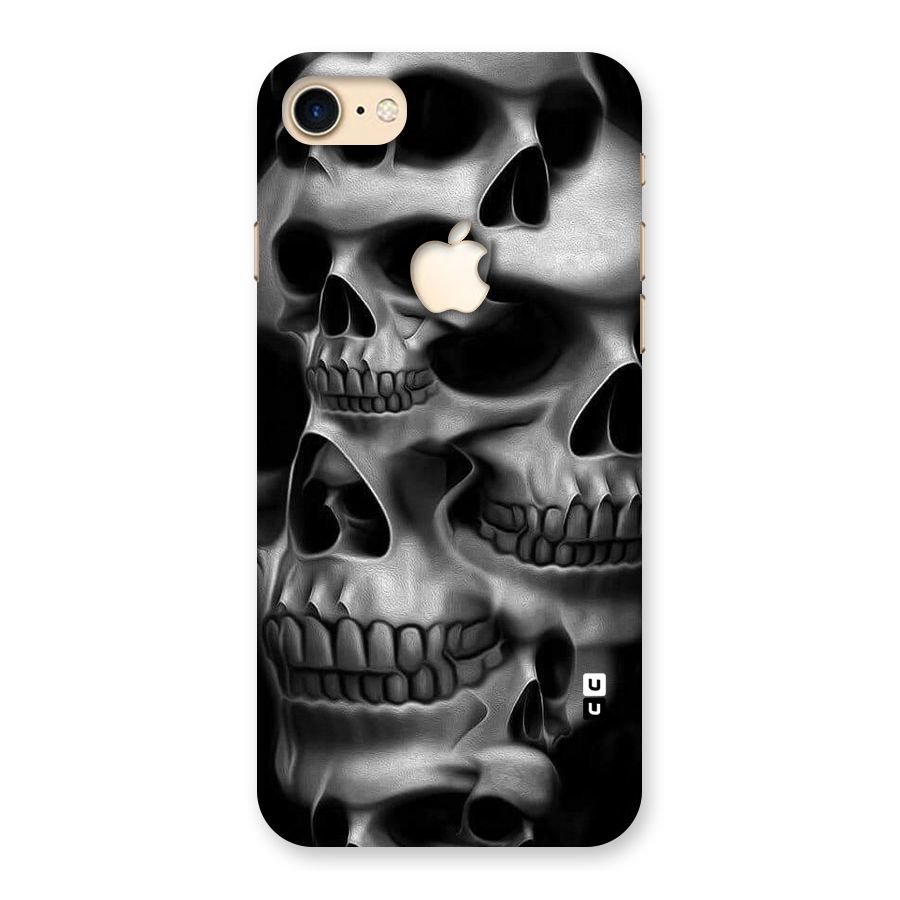 Multiple Skulls Back Case for iPhone 7 Apple Cut