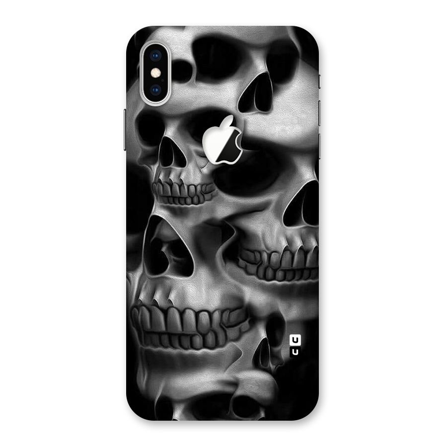 Multiple Skulls Back Case for iPhone XS Max Apple Cut