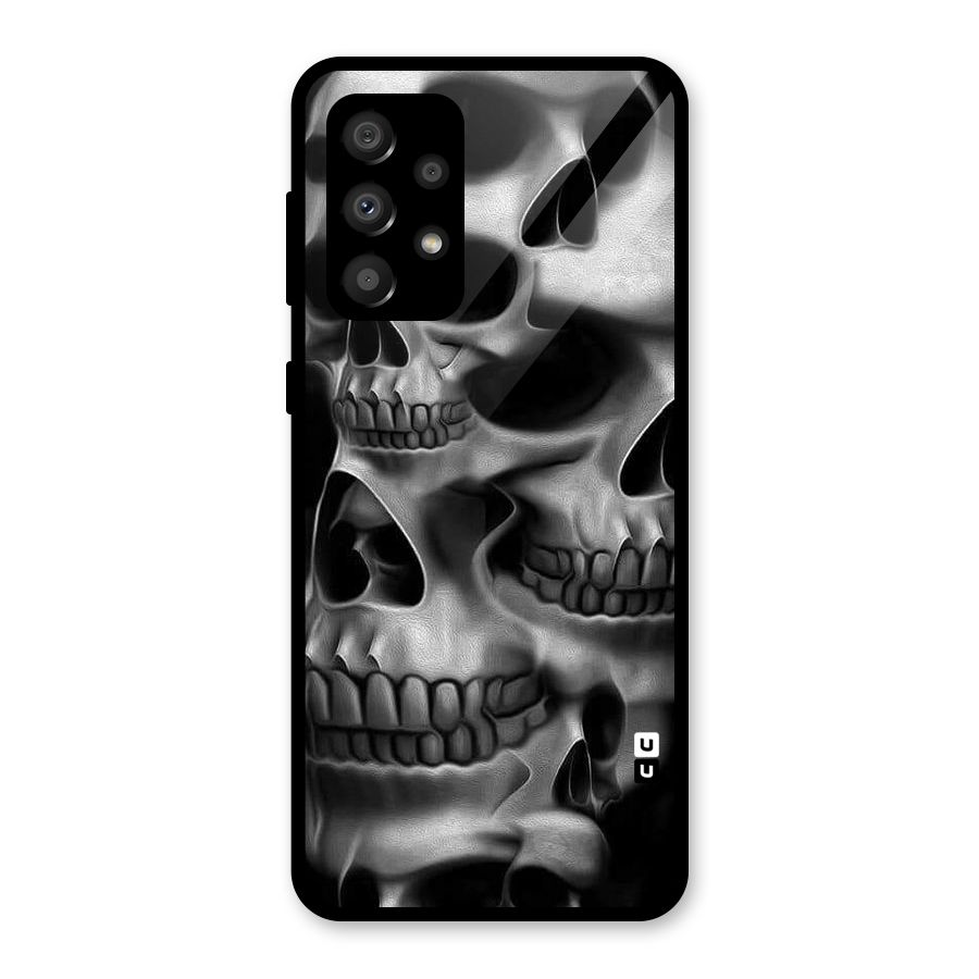 Multiple Skulls Glass Back Case for Galaxy A32