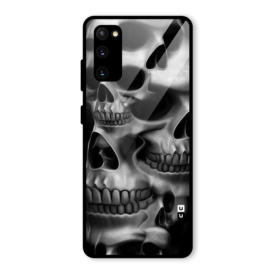 Multiple Skulls Glass Back Case for Galaxy S20 FE 5G