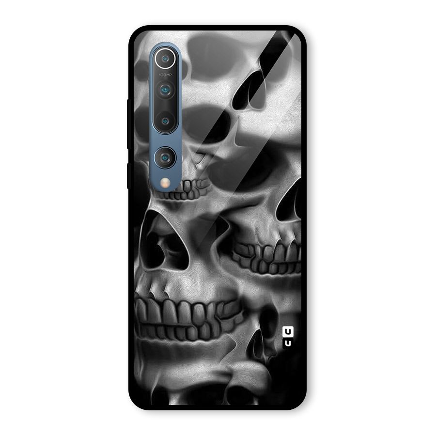 Multiple Skulls Glass Back Case for Mi 10