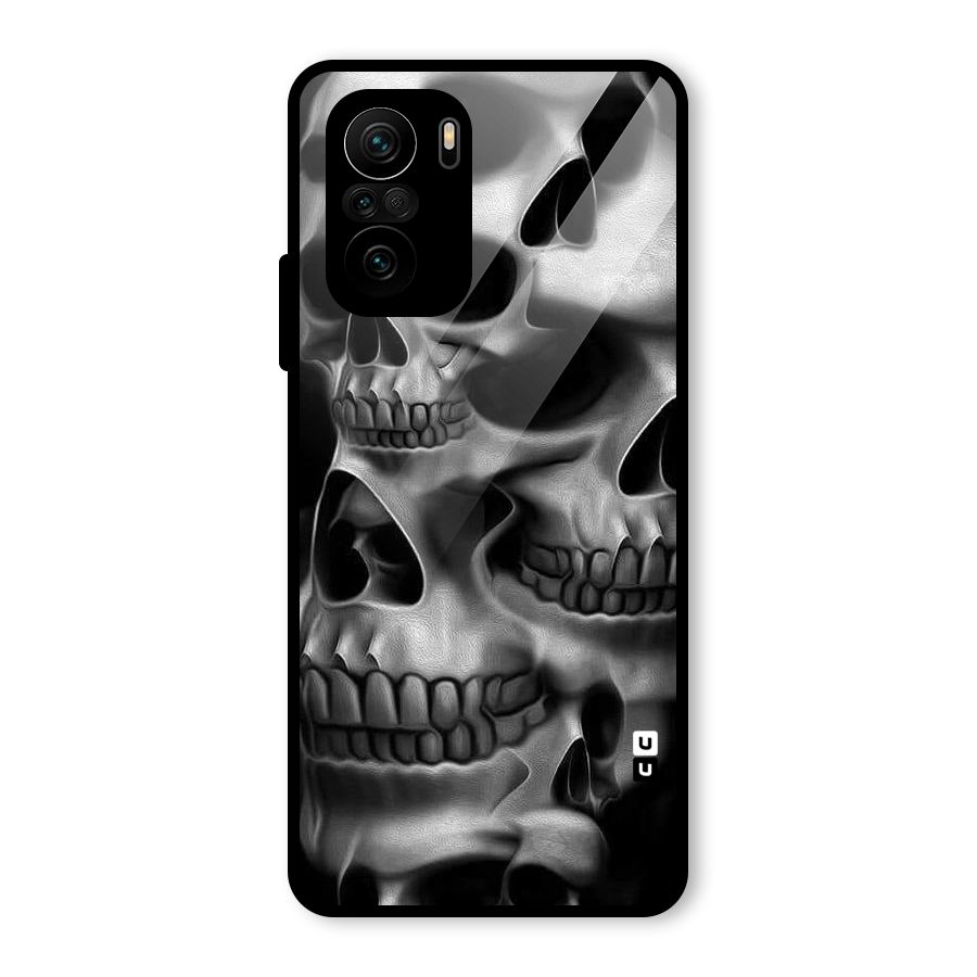Multiple Skulls Glass Back Case for Mi 11x