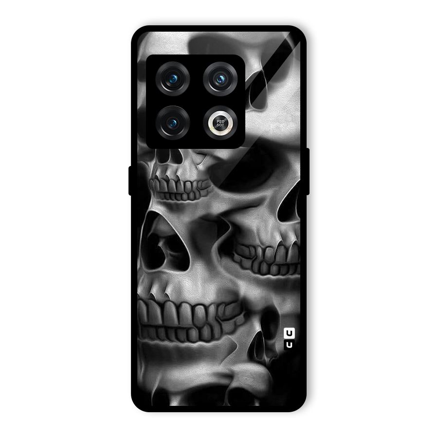 Multiple Skulls Glass Back Case for OnePlus 10 Pro 5G