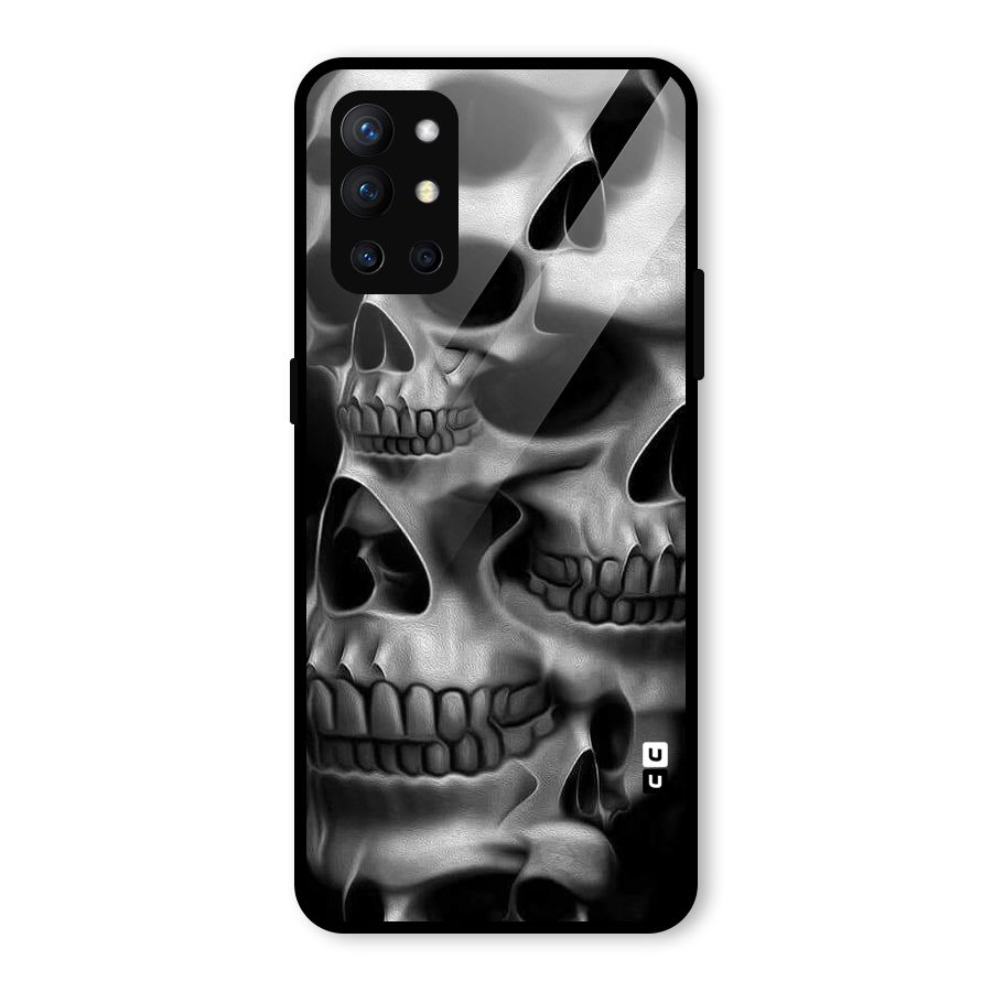 Multiple Skulls Glass Back Case for OnePlus 9R