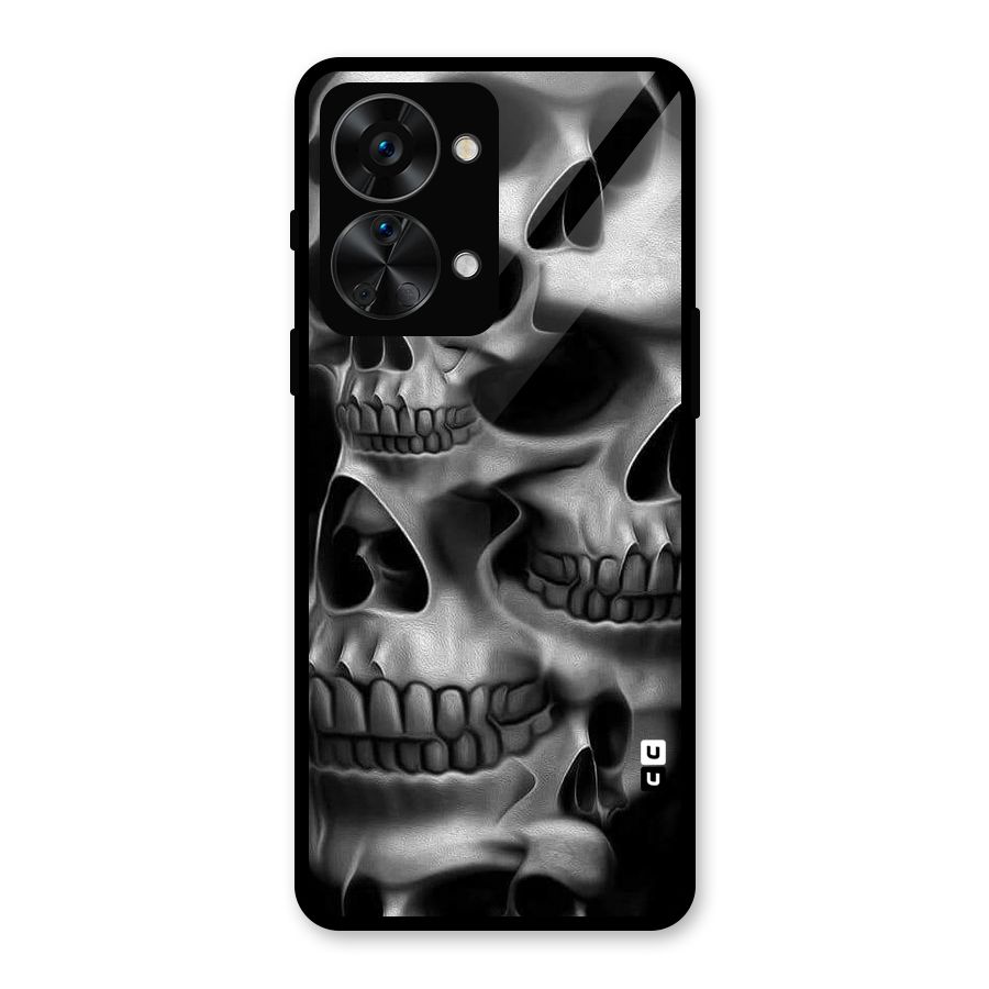 Multiple Skulls Glass Back Case for OnePlus Nord 2T