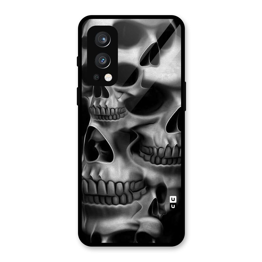 Multiple Skulls Glass Back Case for OnePlus Nord 2 5G