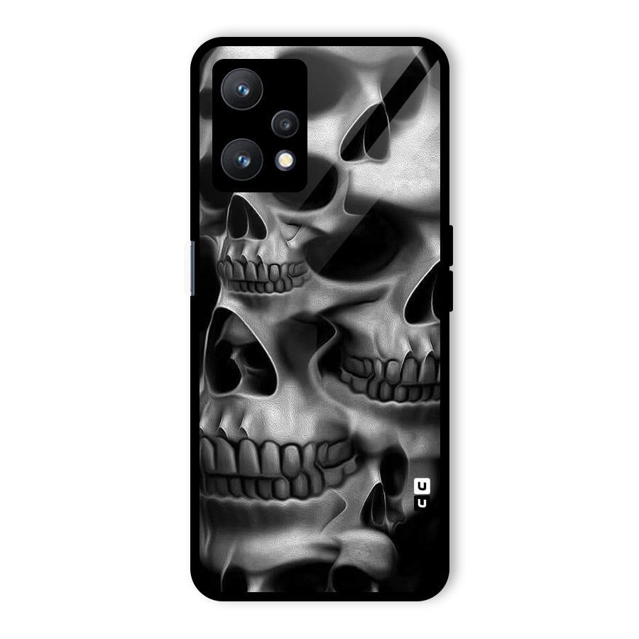 Multiple Skulls Glass Back Case for Realme 9 Pro 5G