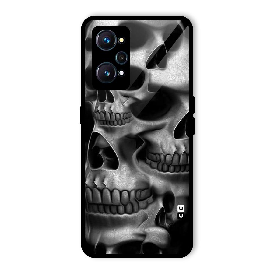 Multiple Skulls Glass Back Case for Realme GT 2