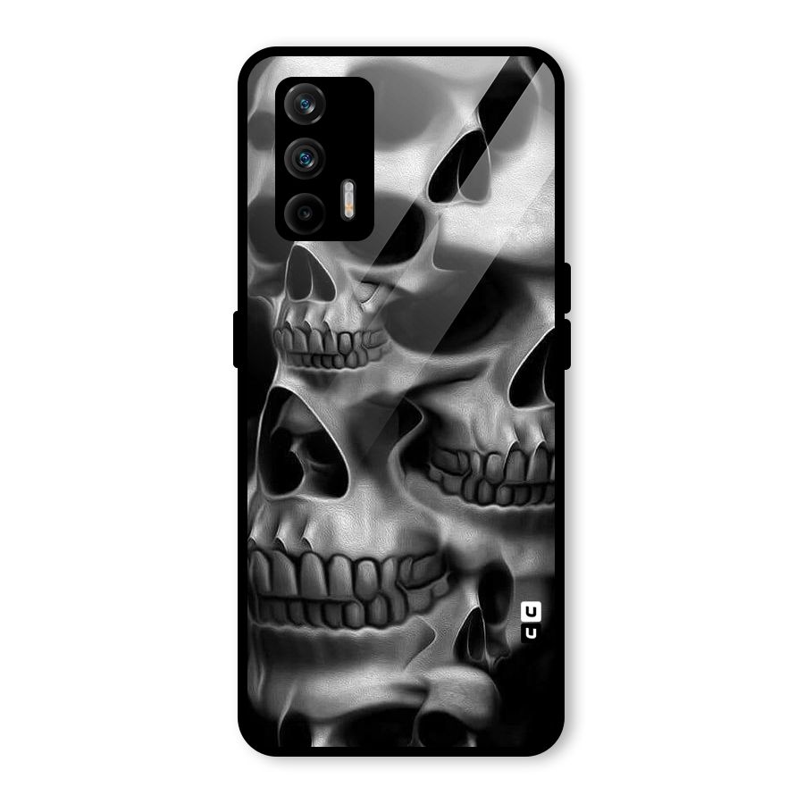 Multiple Skulls Glass Back Case for Realme GT 5G