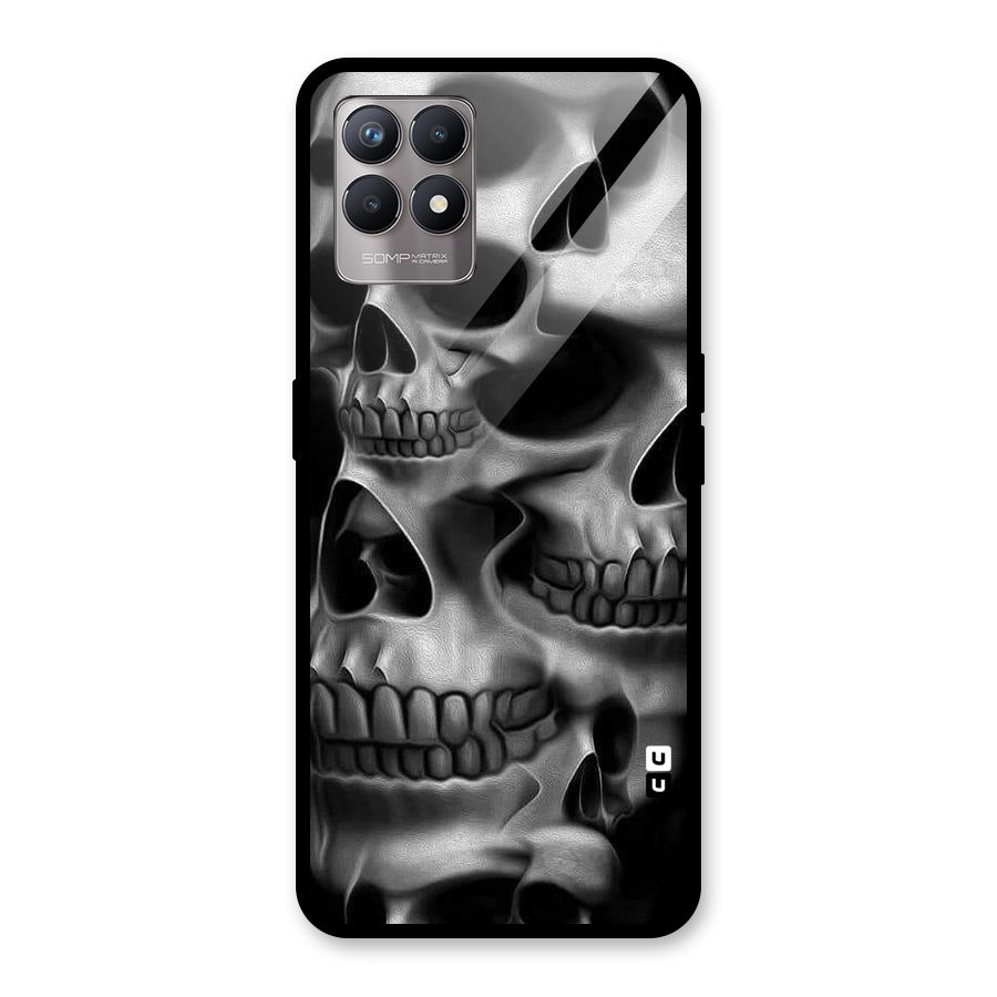 Multiple Skulls Glass Back Case for Realme Narzo 50