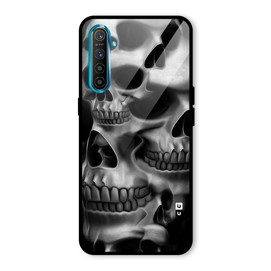 Multiple Skulls Glass Back Case for Realme X2