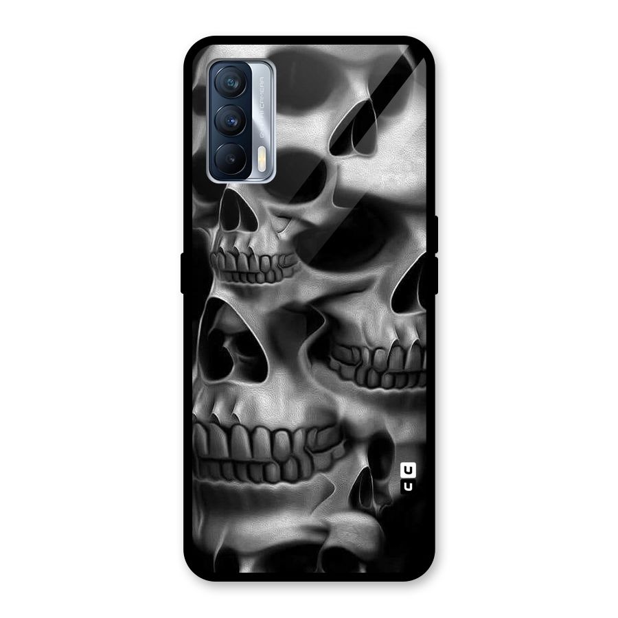 Multiple Skulls Glass Back Case for Realme X7