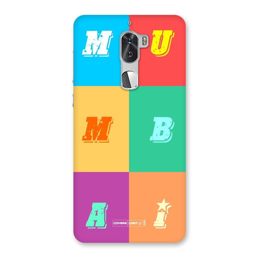 Mumbai Alphabets Back Case for Coolpad Cool 1